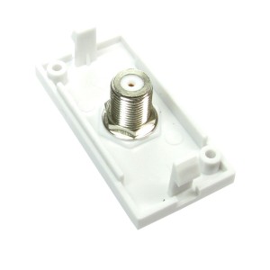 Satellite TV Euro Module Coupler 1x F-Type White