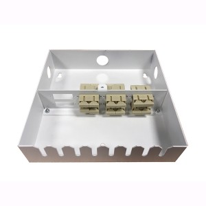 12 Way Tamper Proof Lid MM SC 6x Duplex Breakout Box Beige