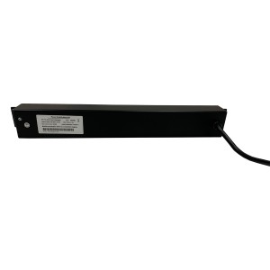 IEC Power Distribution Units 12 Way Horizontal Switched 16A BS4343 Plug (Commando) 12x C13 Black (L)490mm Cord 3Mtr