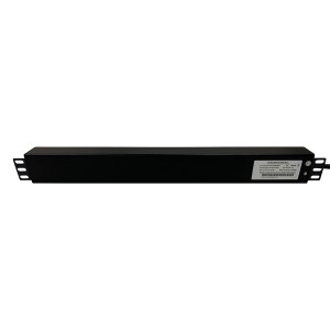 IEC Power Distribution Units 16 Way Vertical Switched 16A BS4343 Plug (Commando) 16x C13 Black (L)590mm Cord 3Mtr
