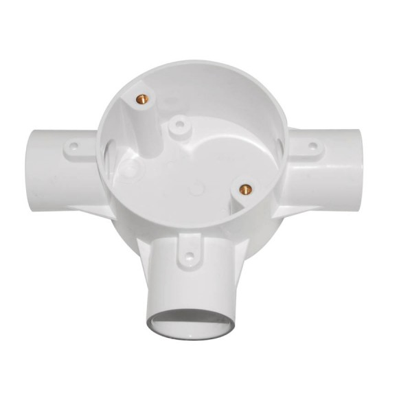 Schneider Circular Junction Boxes - 3 Way Tee