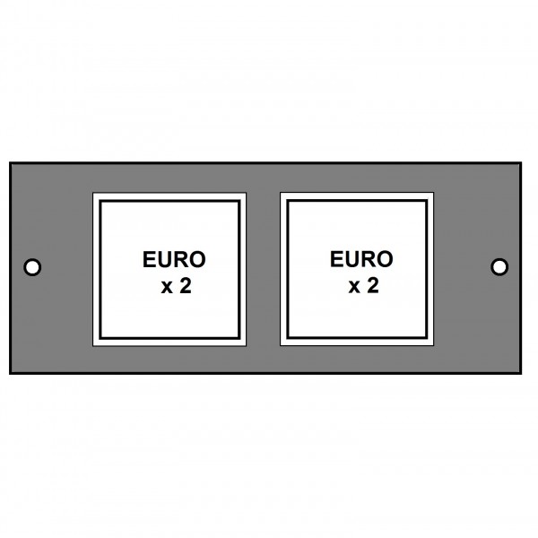 Tass 3 Way Floor Box (Compact) Accessory Plates