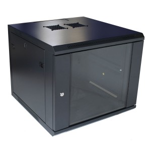 Wall Box Black (H)22U x (W)600mm x (D)500mm Weight 40.69Kg