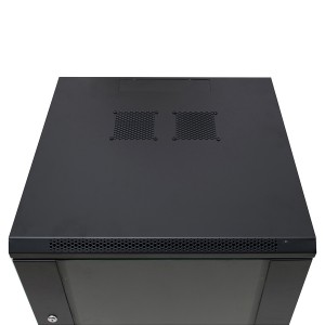 Wall Box Black (H)22U x (W)600mm x (D)500mm Weight 40.69Kg