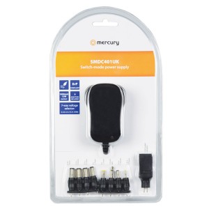 Universal Power Supply Up To 1000mA 3-12V 8x DC Adaptors & 1x USB Socket Adaptor SMDC401UK