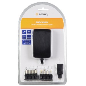 Universal Power Supply Up To 2250mA 3-12V 8x DC Adaptors & 1x USB Socket Adaptor SMDC406UK