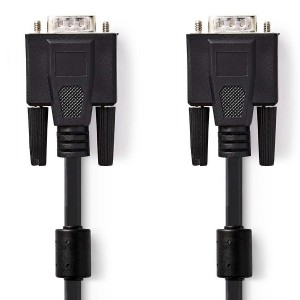VGA Lead Nickel Plated Male-Male Black (L)15Mtr   