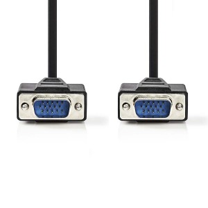 VGA Lead Nickel Plated Male-Male Black (L)20Mtr