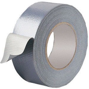 Waterproof 'Gaffa' Tape Silver (W)50mm x (L)50Mtr