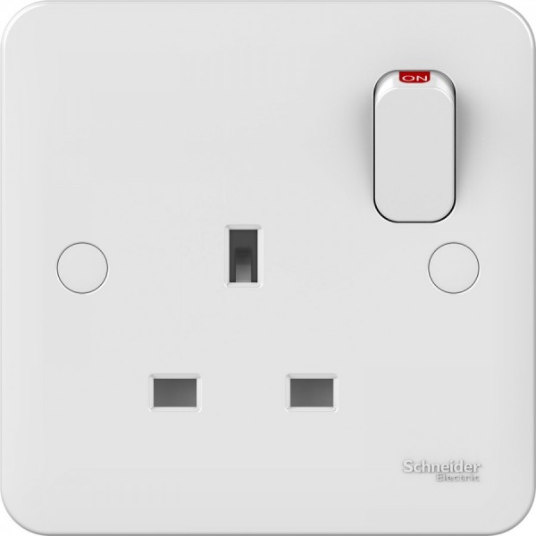 Schneider Lisse 13A UK Socket Mains Outlet