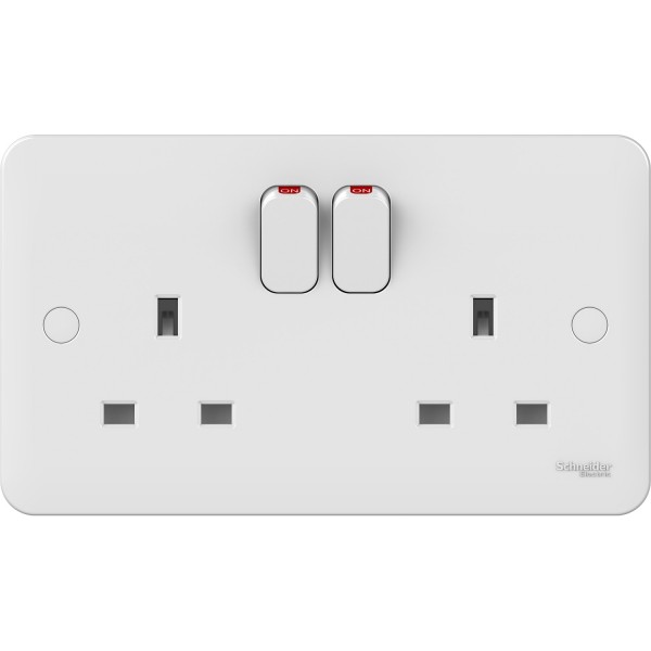 Schneider Lisse 13A UK Socket Mains Outlet