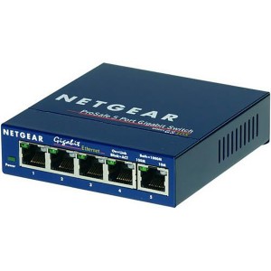 Gigabit Ethernet Switch Desktop Unmanaged 10/100/1000Mbps 5 Port GS105   