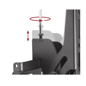 Flat Screen Wall Mount BT8432/B Tilt 800x500 Up to 65 Inch 70kg -15 to +15 Degrees Black