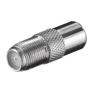 RF Adaptor TV Coaxial Plug F-Type Socket