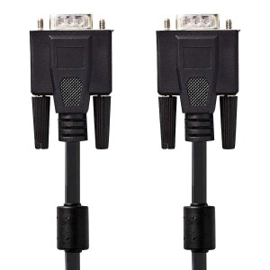 VGA Lead Nickel Plated Male-Male Black (L)5Mtr   