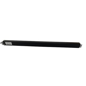 PDU 16 Way Vertical Switched 13A UK Plug 13A UK Socket Black (L)1095mm Cord 3Mtr