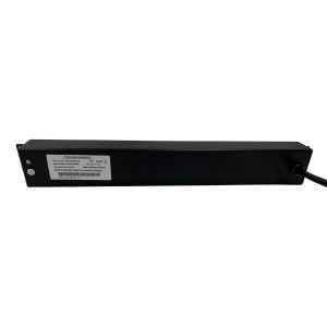 IEC Power Distribution Units 8 Way Horizontal Switched C20 Plug 8x C13 Black (L)490mm Cord 3Mtr