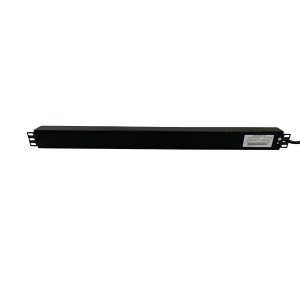 IEC Power Distribution Units 24 Way Vertical Switched 16A BS4343 Plug (Commando) 24x C13 Black (L)810mm Cord 3Mtr