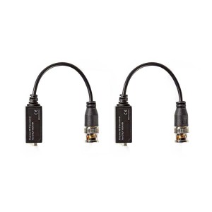 CCTV Composite Video Baluns Cat5/6 BNC and Terminal Connector Up to 500m