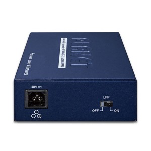 Media Converter 10/100BASE-TX to 100BASE-FX 2km Multimode SC PoE (802.3af) FTP-802