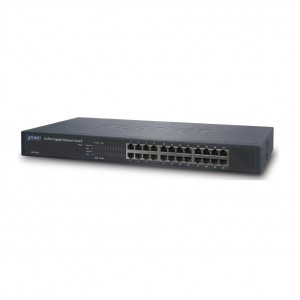 Gigabit Ethernet Switch Rackmount Web Managed 10/100/1000Mbps 24 Port GSW-2401