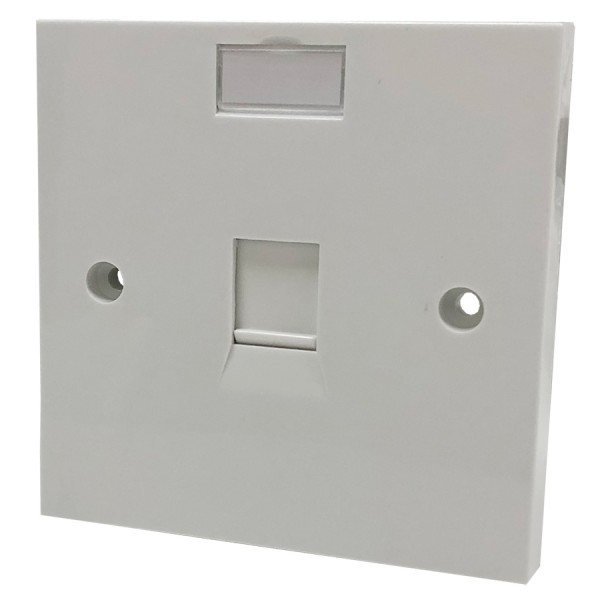 Ultima Single Gang Shuttered Keystone Faceplates