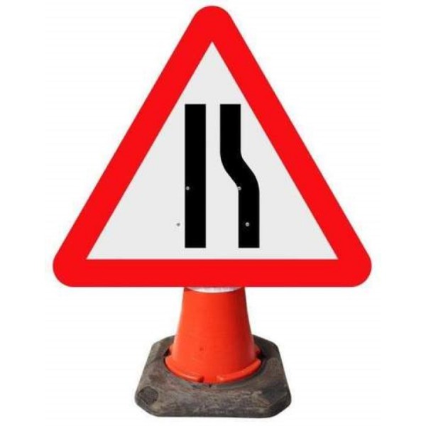 Road Cone Mounted Signs