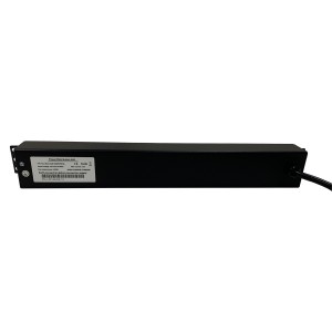 IEC Power Distribution Units 6 Way Horizontal Switched 16A BS4343 Plug (Commando) 6x C19 Black (L)490mm Cord 3Mtr