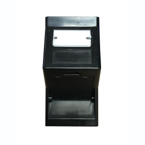 Angled Shutter Euro Removable Hinged Shutter Keystone Black