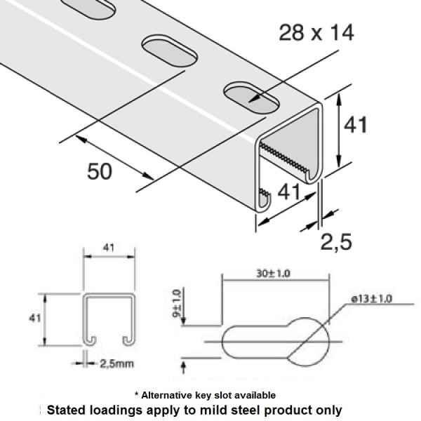 Unistrut Slotted Channel Support