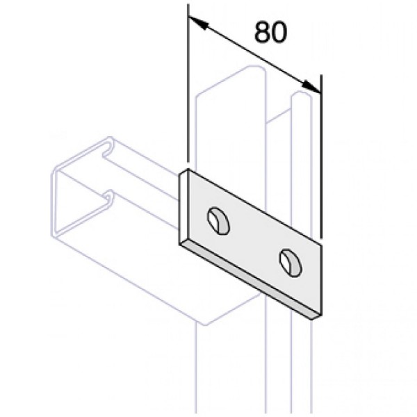 Unistrut Flat Plate Fitting