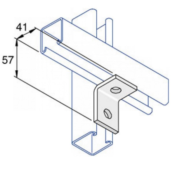Unistrut Angled Channel Brackets