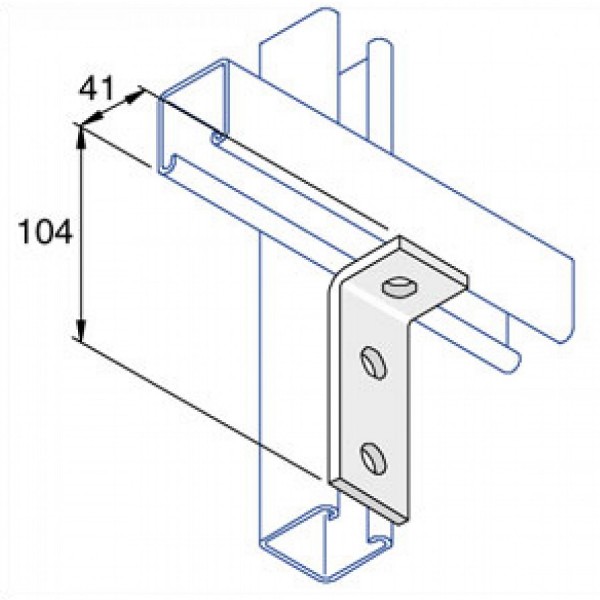 Unistrut Angled Channel Brackets