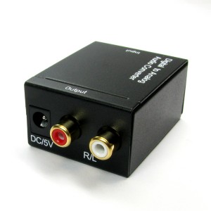 Digital to Analogue Audio Converter Optical or Coax to RCA
