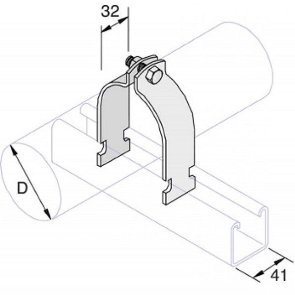 Unistrut Pipe Clamps