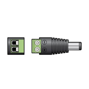 DC Power Plug with Screw Terminal 2.1mm x 5.5mm
