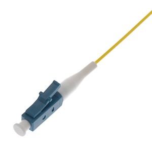 Fibre Pigtail Tight Buffered SM LC OS2 9/125 Yellow (L)1.5Mtr   