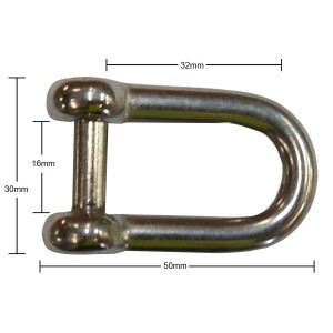 Continuous Duct Rod Accessory U-Shackle for 9mm, 11mm & 14mm Rods