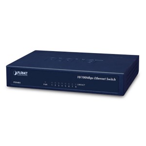Fast Ethernet Switch Desktop Unmanaged 10/100Mbps 8 Port FSD-803