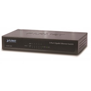 Gigabit Ethernet Switch Desktop Unmanaged 10/100/1000Mbps 5 Port GSD-503   