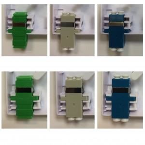 FTTX Fibre Wall Outlet SC or LC Adaptors Supplied Separately White (H)86mm x (W)86mm x (D)26mm