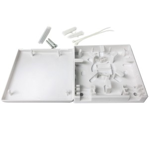 FTTX Fibre Wall Outlet SC or LC Adaptors Supplied Separately White (H)86mm x (W)86mm x (D)26mm
