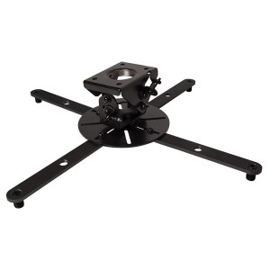 Projector Ceiling Mount BT899XL Tilt & Swivel Extra Large Projectors 25kg +/-13 Degrees 360 Degrees Black