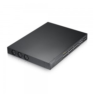 Gigabit Ethernet PoE Combo Switch Rackmount Smart Managed 24 Port 375W 4x GbE Combo (SFP/RJ45) GS1920-24HPV2
