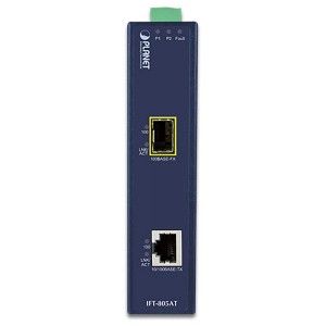 Industrial Media Converter 1000BASE-T to SFP SFP PoE+ (802.3at) IGTP-805AT