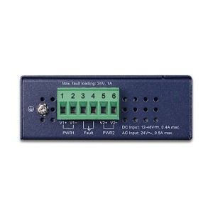 Industrial Media Converter 1000BASE-T to SFP SFP PoE+ (802.3at) IGTP-805AT