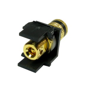 Speaker Keystone Screw Terminal Binding Post Black Black