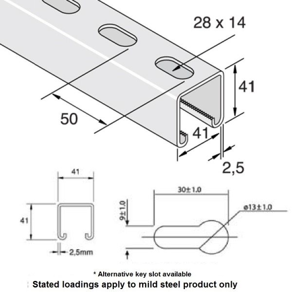 Unistrut Slotted Channel Support