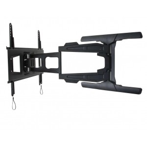 Flat Screen Wall Mount BT8221 Double Articulated Arm Up to 600x400 Up to 65 Inch With Tilt & Swivel 36kg Black