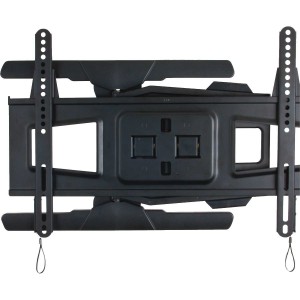 Flat Screen Wall Mount BT8221 Double Articulated Arm Up to 600x400 Up to 65 Inch With Tilt & Swivel 36kg Black
